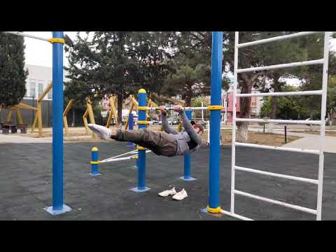 ერთი სავარჯიშო დღე Front Lever Workout